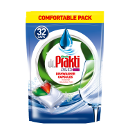 Kapsułki proszkowo - żelowe do zmywarek dr.Prakti Desinfection 32 szt x 12 gram All in one trzykomorowe | Sklep CLOVIN
