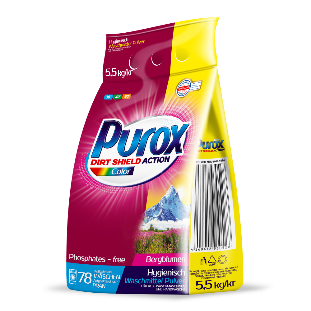 Proszek do prania Purox Color 5,5 kg worek