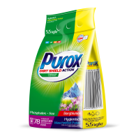 PUROX Proszek do prania UNIVERSAL białe kolorowe tkaniny 5,5 kg 78 prań