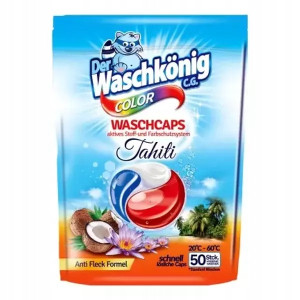 Waschkonig kapsułki do prania 50 szt. Tahiti Color