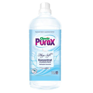 Płyn do płukania tkanin Purox Mega Soft 1,8l - bezzapachowy