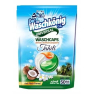Kapsułki do prania uniwersalne Tahiti 50 szt. Waschkonig