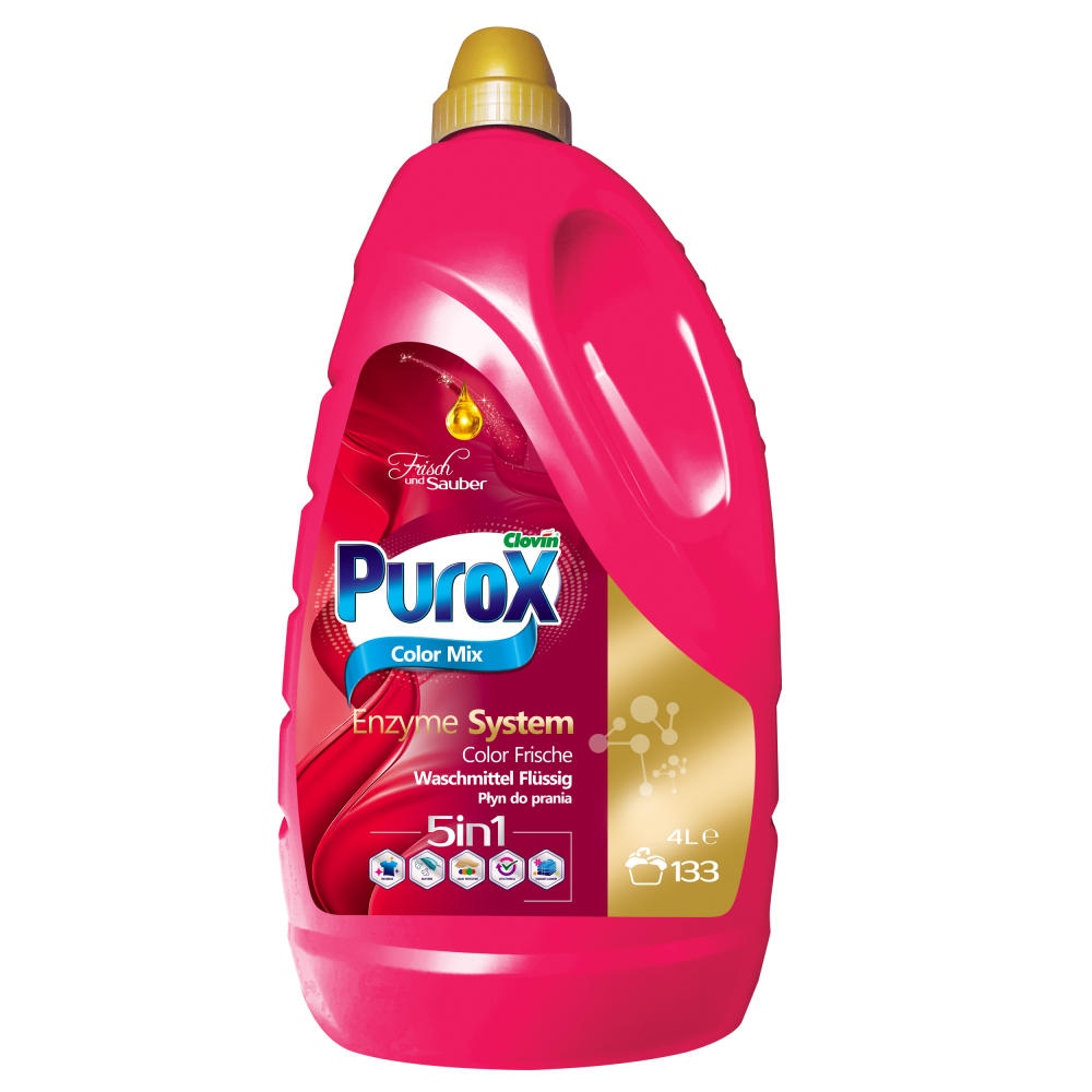 Purox specjalistyczny płyn do prania COLOR MIX 4 l​