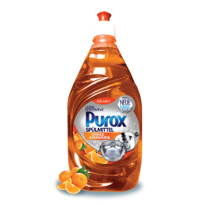 Płyn do mycia naczyń Purox 650 ml Orange & Mandarine