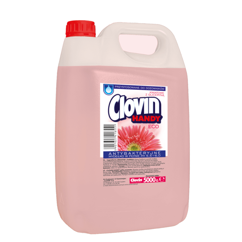 Mydło Clovin Handy Eco Kwiatowe 5 l