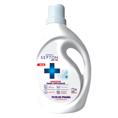Clovin II Septon Liquid 1,5l dezynfekujący już w 40 stopniach