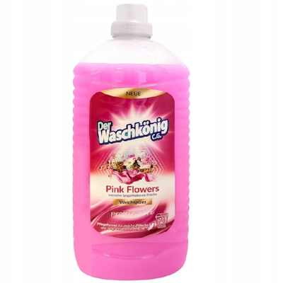 DER WASCHKONIG PINK FLOWERS KWIATOWY PŁYN DO PŁUKANIA PROTEIN CARE 2,6L