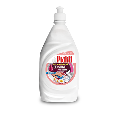 Dr.Prakti płyn do naczyń 650 ml Sensitive+Witaminy