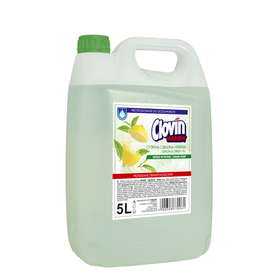 Mydło Clovin Handy Eco Cytryna i Zielona Herbata 5 l