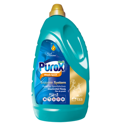 Purox specjalistyczny płyn do prania WOOL&amp;SPORT 4 l​