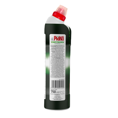 Żel do toalet WC dr.Prakti DESINFECTION GREEN 750 ml