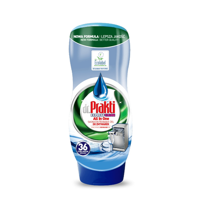 dr.Prakti Skoncentrowany żel do zmywarek 720 g ALL IN ONE 36 MYĆ ECOLABEL
