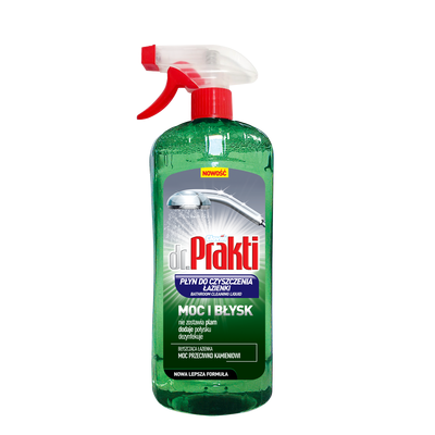 Płyn do czyszczenia łazienki i kabin prysznicowych octowy z atomizerem