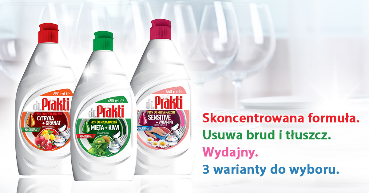Dr.Prakti płyn do naczyń – uniwersalny i wydajny